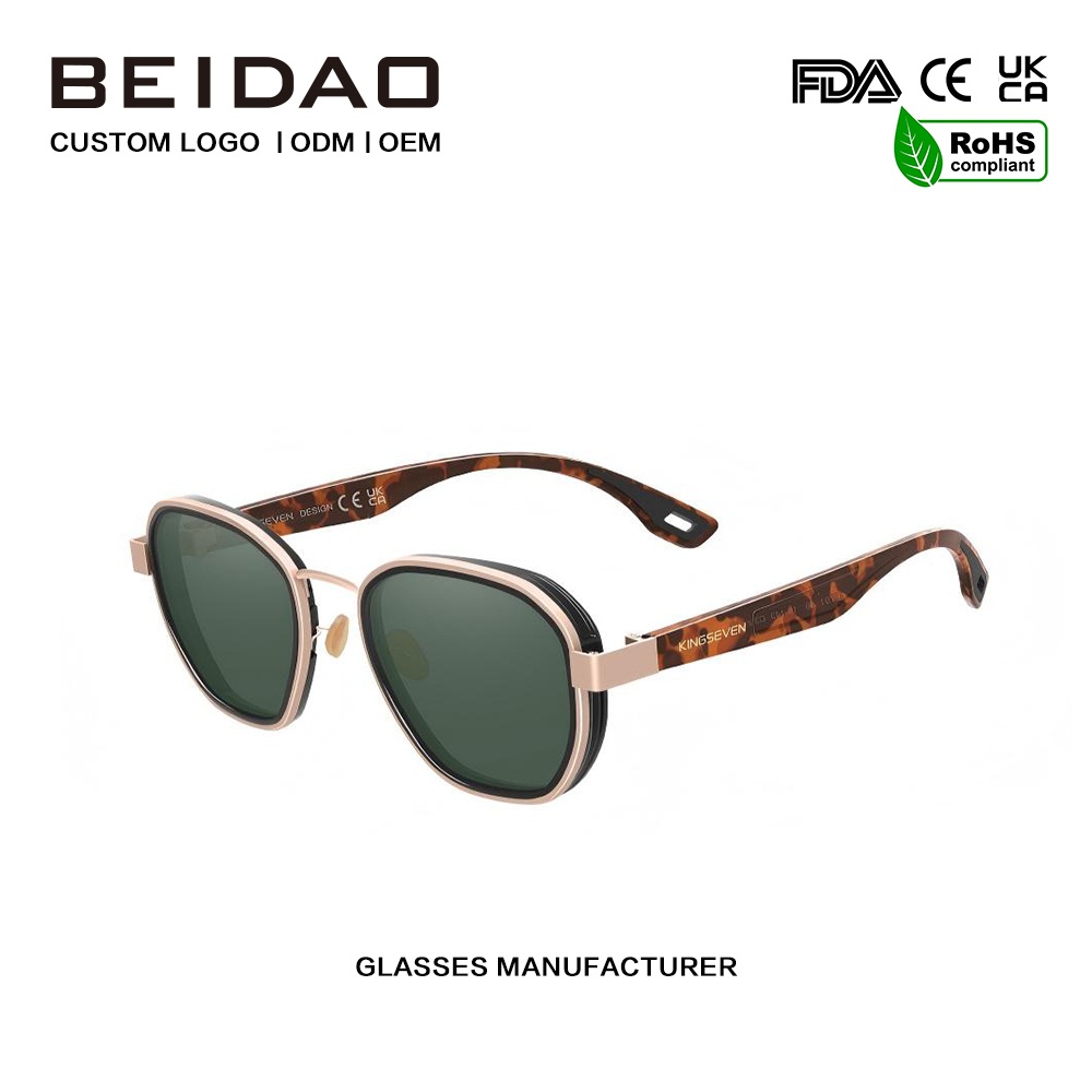 Klasszikus fényvisszaverő polarizált alumínium napszemüveg