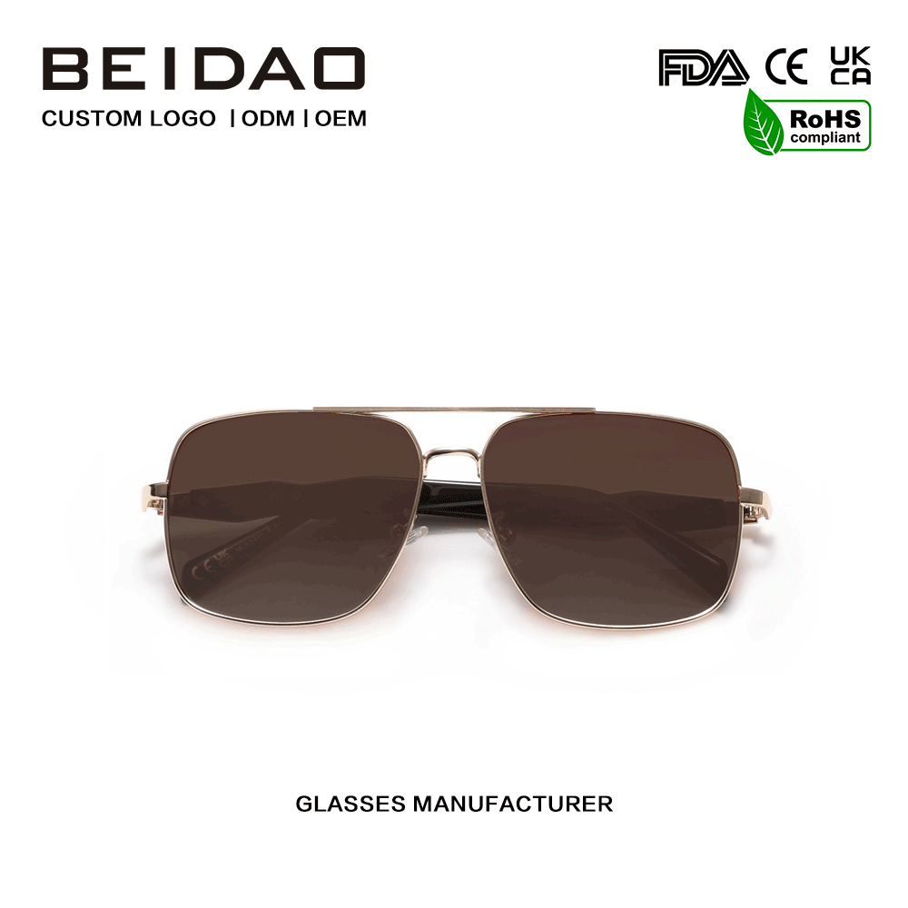 Designer Alloy Frame Polarized UV400 Napszemüveg Vezetés