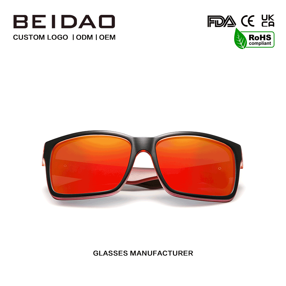Hot Selling Fashion Polarized Red Mirro Lenses napszemüvegek