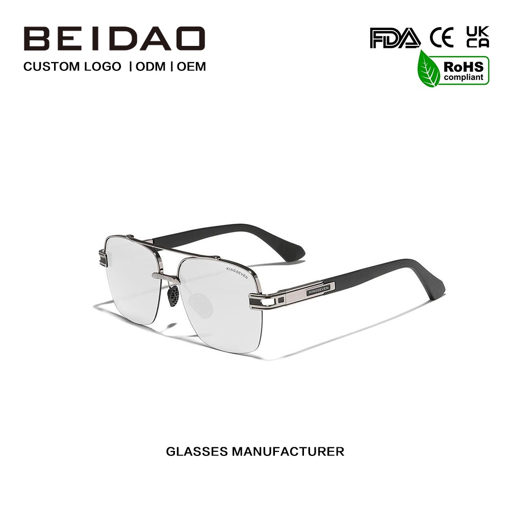 Új design, színes, retro polarizált napszemüveg